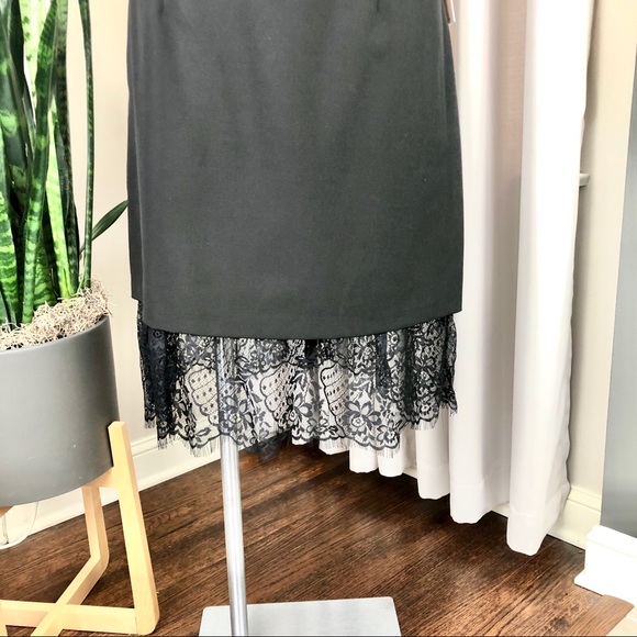 Nanette Lepore Rich Romantics Black Lace Dress 14 - Picture 4 of 5